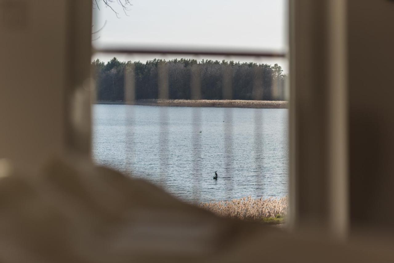 5 Sterne Ferienhaus Direkt Am See Mit Sauna-Kamin-Garten Krakow am See Ngoại thất bức ảnh